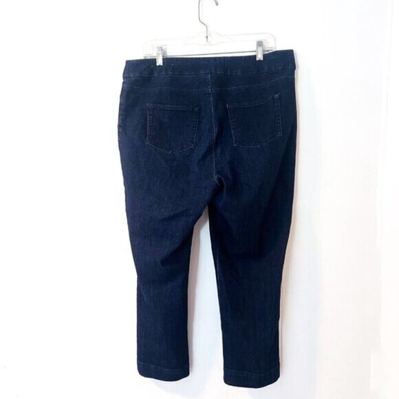 SOFT SURROUNDINGS PULL ON SKINNY CROP JEAN Large - Picture 5 of 14